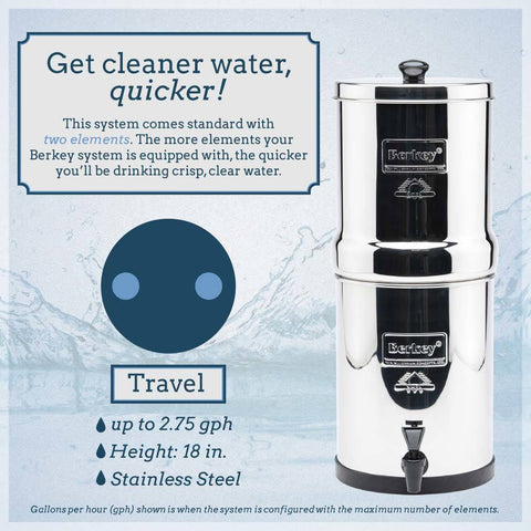 Travel Berkey , berkey water filters , berkey water usa