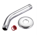 8 Inch Stainless Steel Shower Arm with Flange