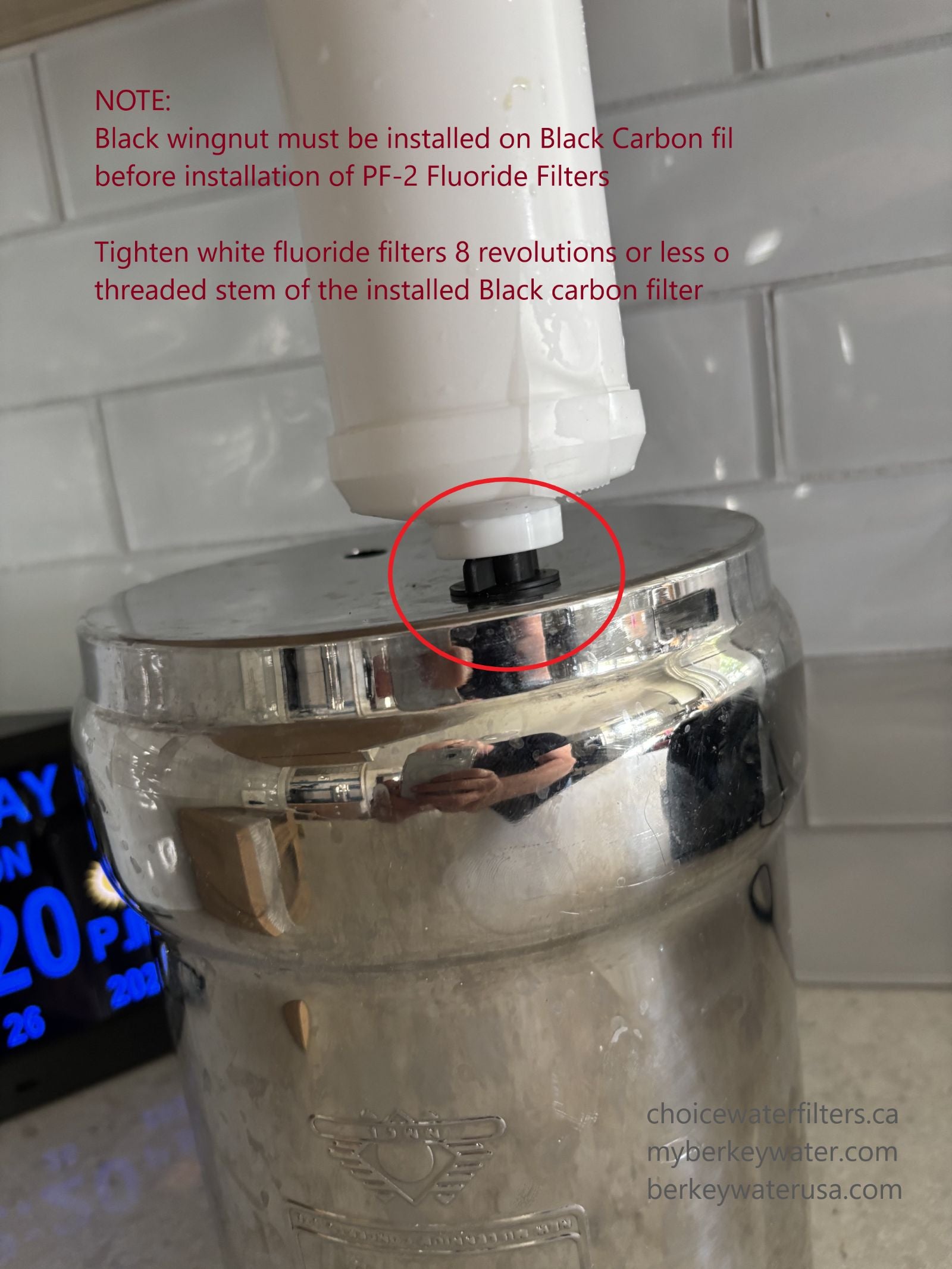 Berkey Phoenix Water Filter and PF-2™ Fluoride Filter Combo