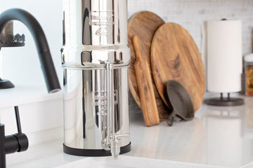 Travel Berkey water filter system with Stainless Steel Water View Spigot
