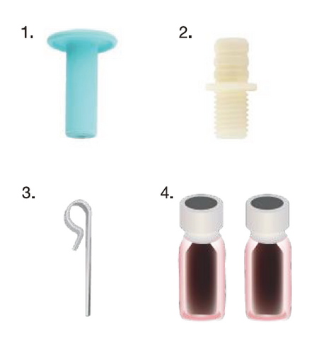 Filter Priming Kit / Anti-Airlock Clip / Red Dye